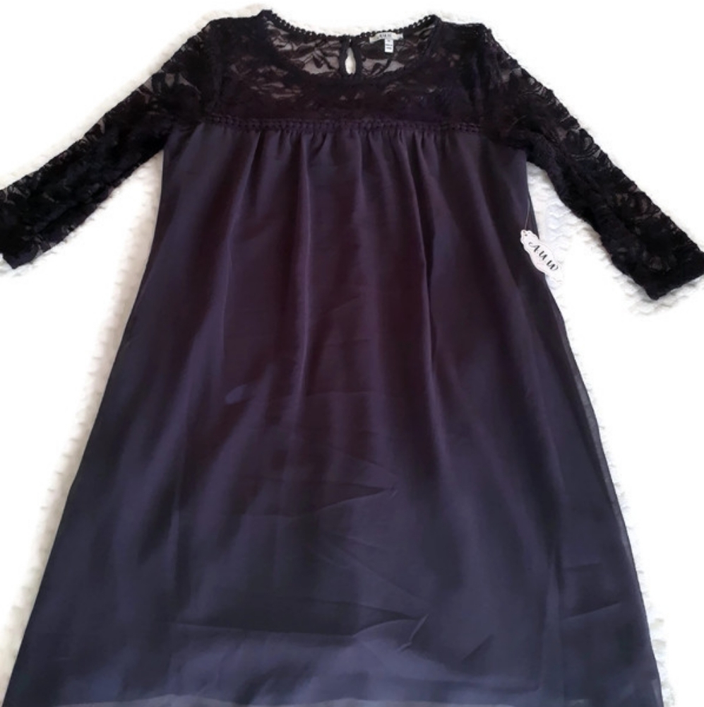 Beautiful purple lace dress